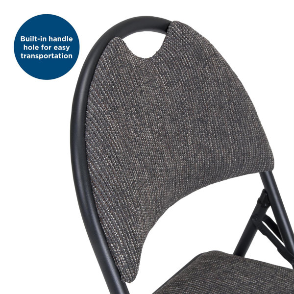 Cosco Superior Comfort Commercial Fabric Folding Chair with Scotchgard